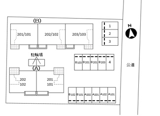 【駐車場】 | サンセールY　B　幸田町大字大草字南川後15