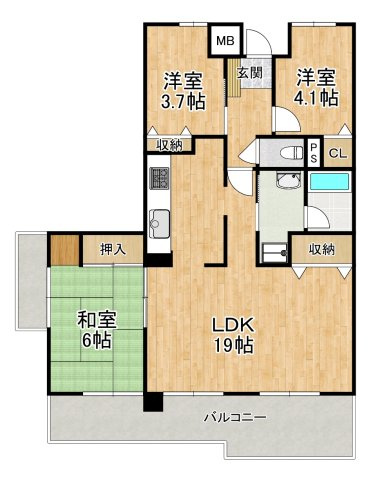 【間取り】 | ノバティながの南館フロンテージ長野