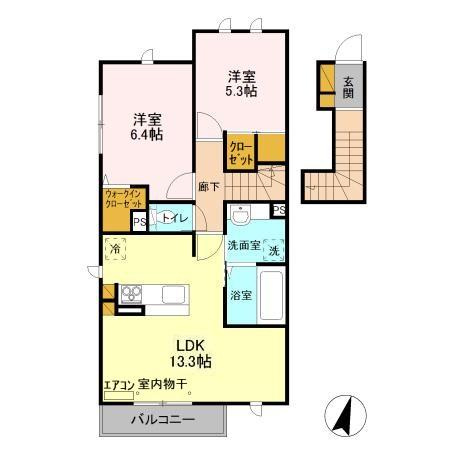 【間取り】 | アピオン Ⅱ