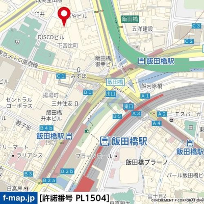 【地図】 | グランドメゾン飯田橋