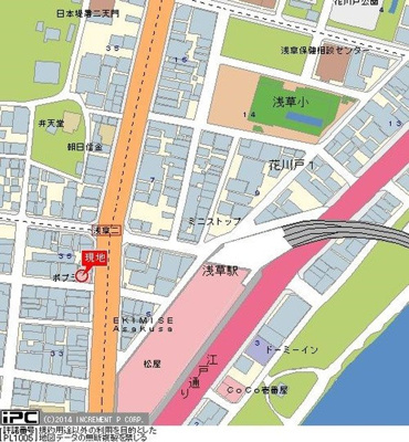 【地図】 | ウィン浅草