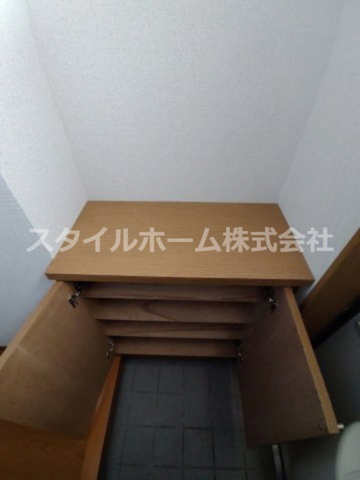 キャプリコーンエスBの玄関|ゆったりとした玄関です
