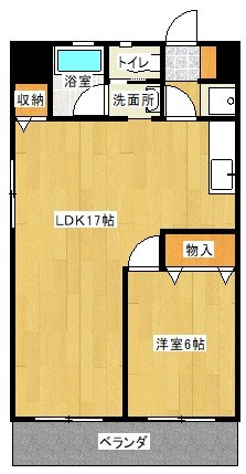 藤清コーポの間取り