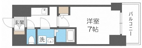 【間取り】 | S-RESIDENCE福島Alovita