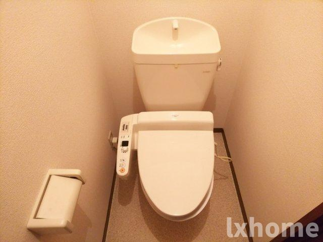 オークス玉瀬Ⅱのトイレ|清潔感のあるトイレです
