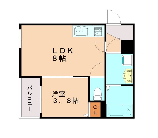 MAXIV CITY神戸鷹取 TREの間取り