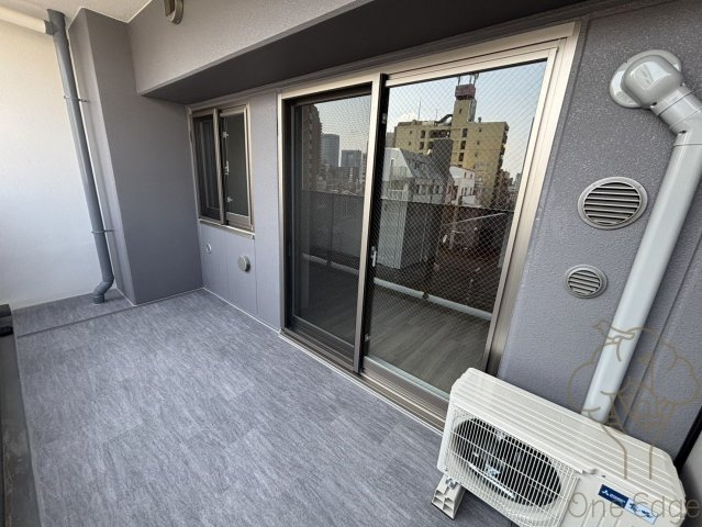 アーバネックス中崎町IIのバルコニー