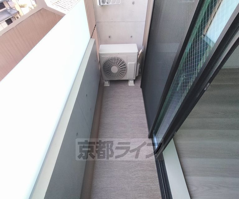 SILK HOUSEとなみ 3号館のバルコニー