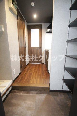 パルム長者町の玄関