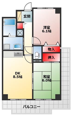 【間取り】 | レジデンスコトン