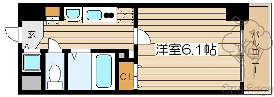 プレサンス梅田北パワーゲートの間取り