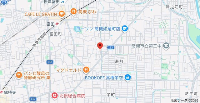 富田町５丁目戸建の地図