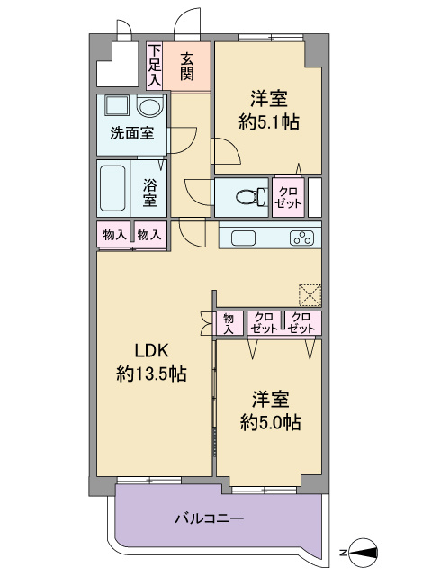  ≪2沿線利用可・駅3分≫ライオンズマンション北仙台