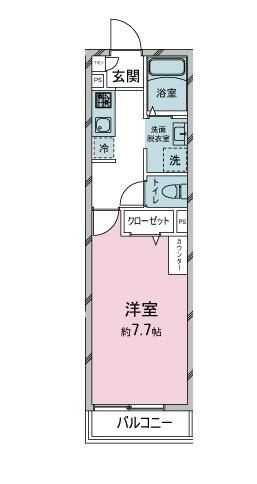 アジュール新秋津の間取り