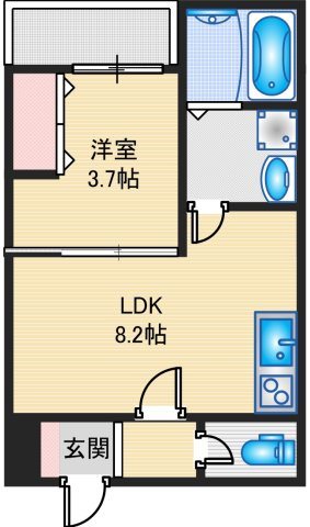 フォレ下穂積2丁目の間取り