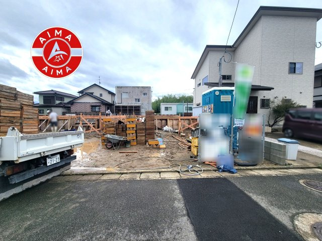 福岡市東区大岳1丁目第22-3棟(1号棟)の外観|デザイン性のある外観です。