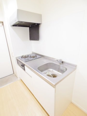 小平市小川町１丁目のアパートのキッチン