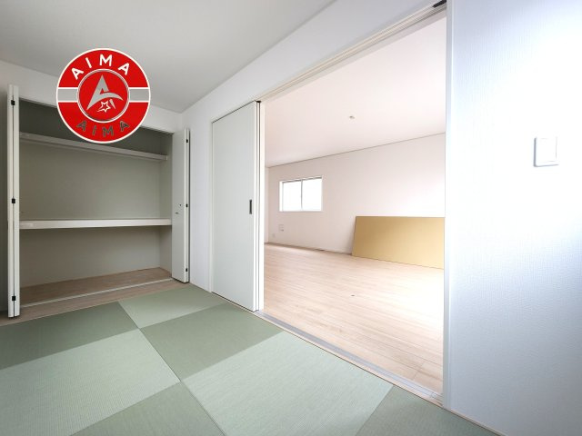 福岡市東区大岳1丁目第22-3棟(2号棟)の和室|将来的に、琉球畳を引きまして和室風にすることも可能です。