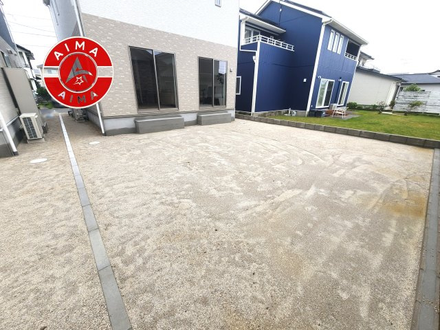 福岡市東区大岳1丁目第22-3棟（3号棟）の庭|お庭で自由な時間を過ごせます。