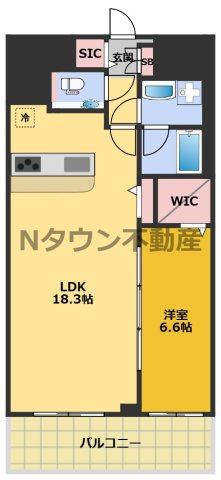 【間取り】 | La’a Kea徳川(ラアケア徳川) | 間取りです。