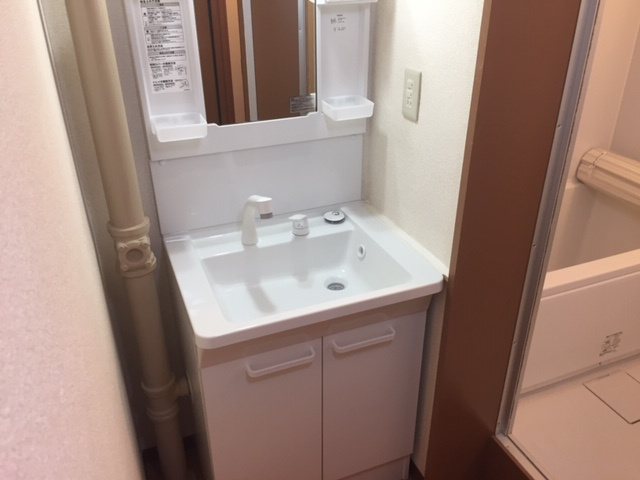 池上サンハイツの洗面所