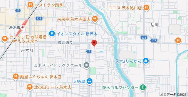 ヴィラボナールB棟の地図