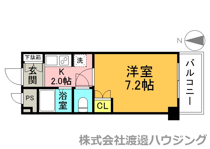 グランコート江坂の間取り