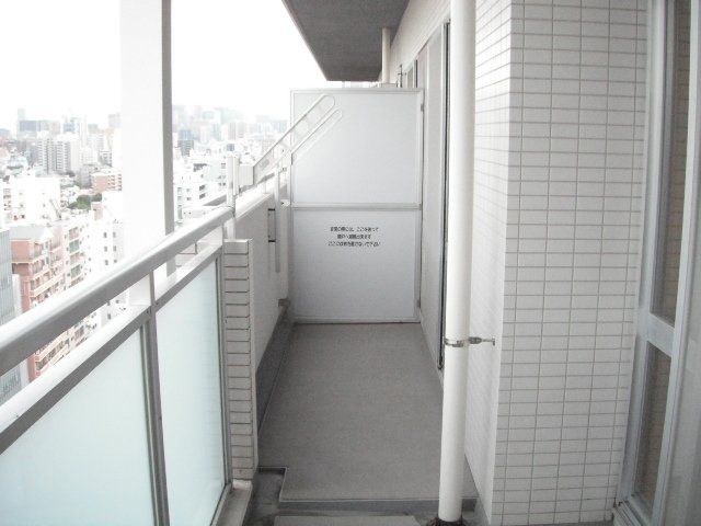 エルアージュ小石川B棟のバルコニー