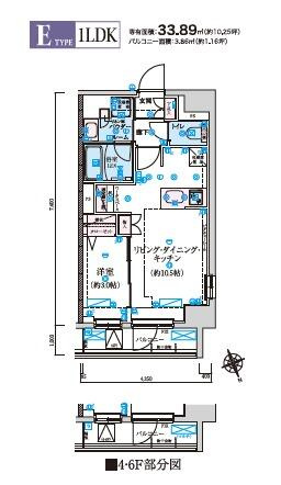 リヴシティ初台の間取り