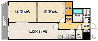 【間取り】 | グレースコート洛