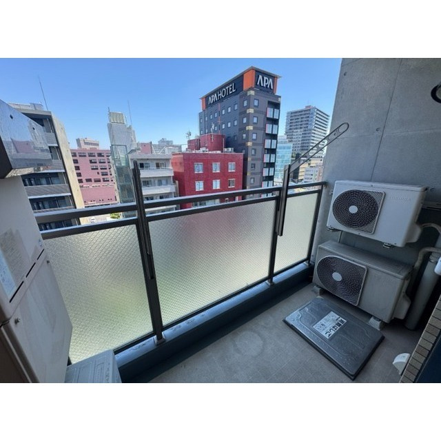 ステーションフロント蔵前のバルコニー