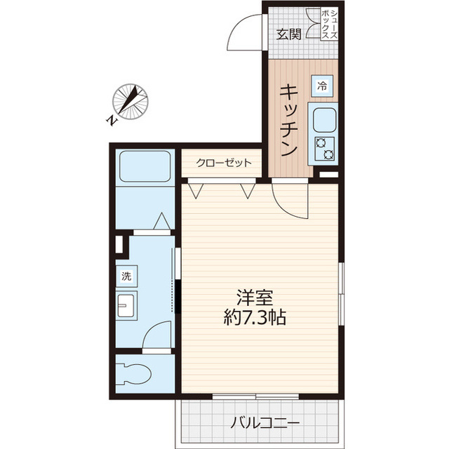 ＡＪ南柏ＳｏｕｔｈＶの間取り