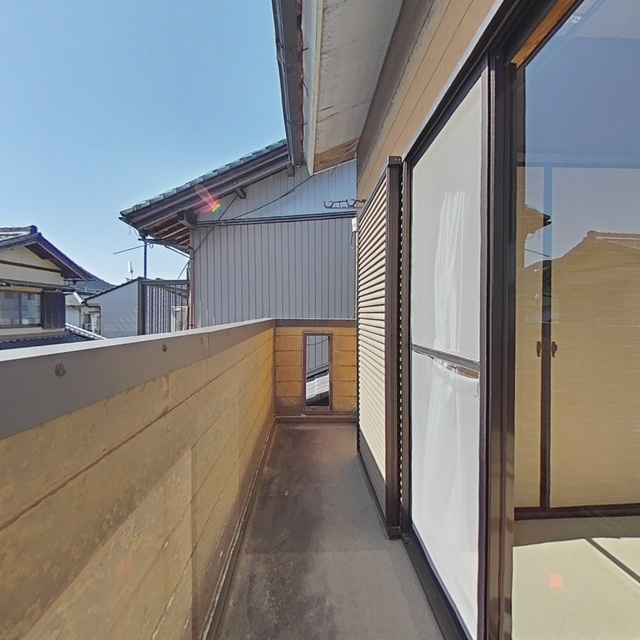 岐阜市粟野東２丁目の一戸建てのバルコニー