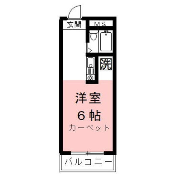 岐阜市加納天神町１丁目のアパートの間取り