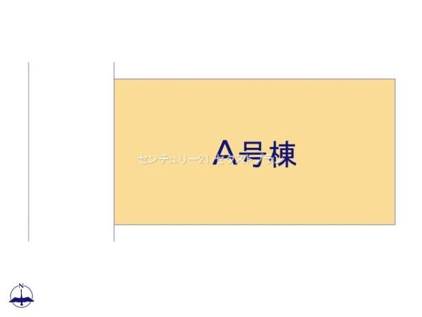 前橋市朝日が丘町A号棟の区画図|区画図
