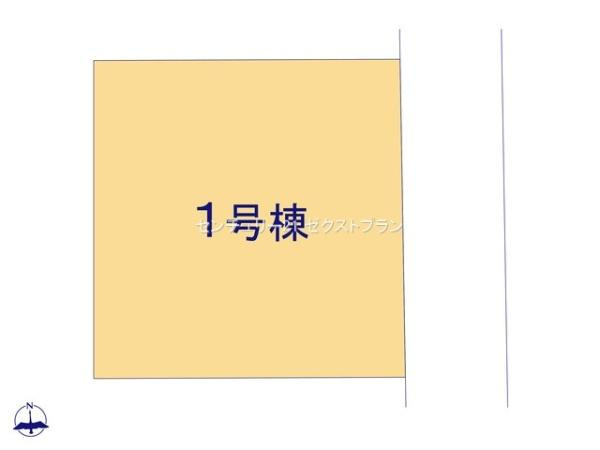 前橋市青柳町の新築一戸建の区画図|区画図