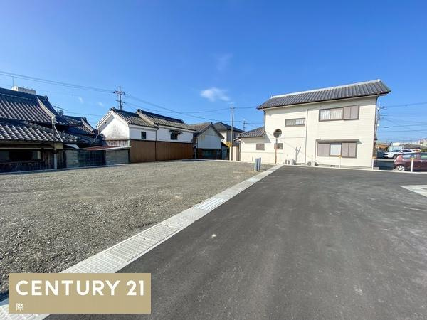 紀の川市久留壁分譲地の前面道路含む現地写真|7号地 土地面積157.65平米