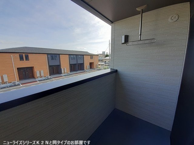 オリアーナⅡのバルコニー