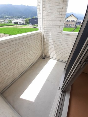 エアリー　カーサＢのバルコニー