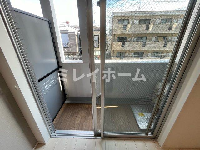 アークマーク蒲田アジールコートのバルコニー