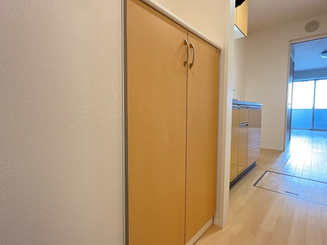 アメニティハイツ  ツインズA棟の玄関