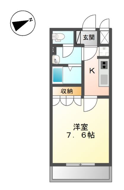 サンフィットあけぼのの間取り