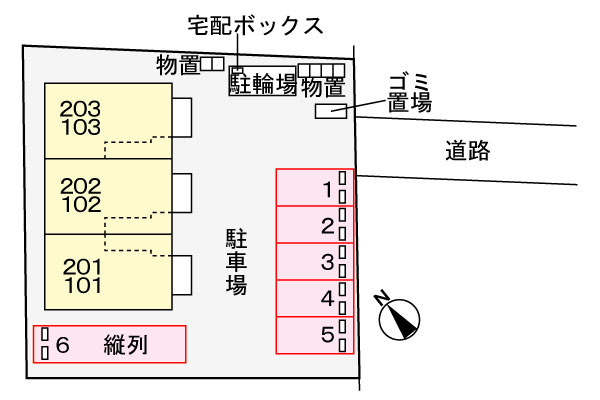 コロニオーロの区画図