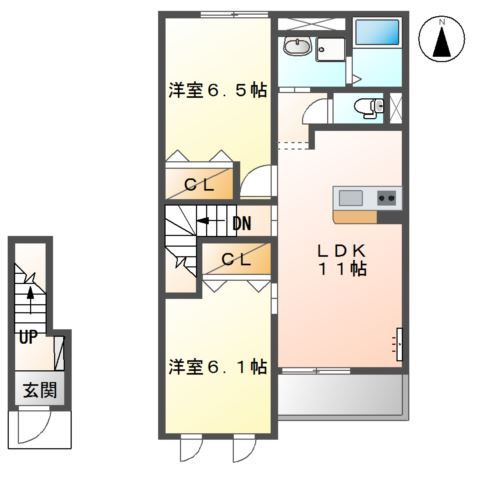 フェリーチェ（Felice）の間取り
