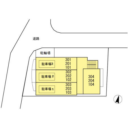 エミネンス北町の区画図