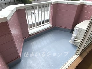 クレストール亀山のバルコニー