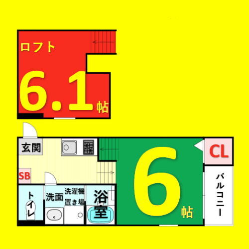AVANTI　名古屋市賃貸　仲介手数料無料の間取り