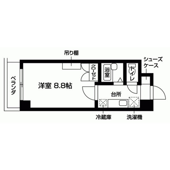 【間取り】 | ラヴィニア北村II | 間取り図です
