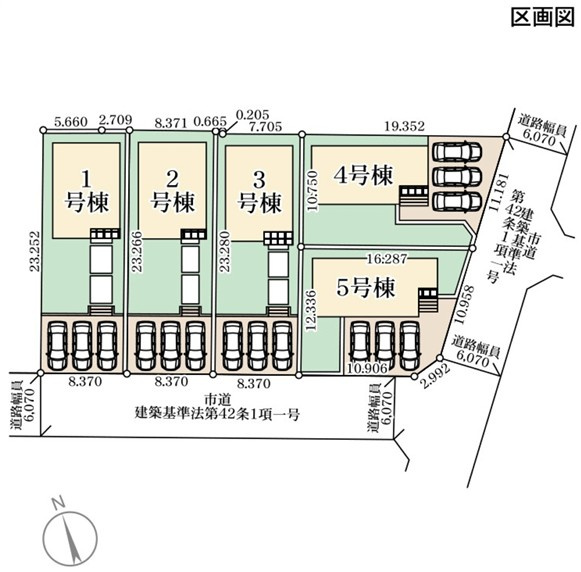 【新築戸建】　いわき市錦町江栗1丁目第2　長期優良住宅　全1棟の区画図|区画図です。