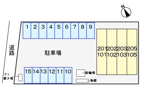 メープルリバーの区画図